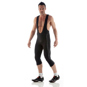 BIB TIGHTS : Giordana Technical Blend Silverline Men's Padded 3/4 length Bib Tights [XS] *6