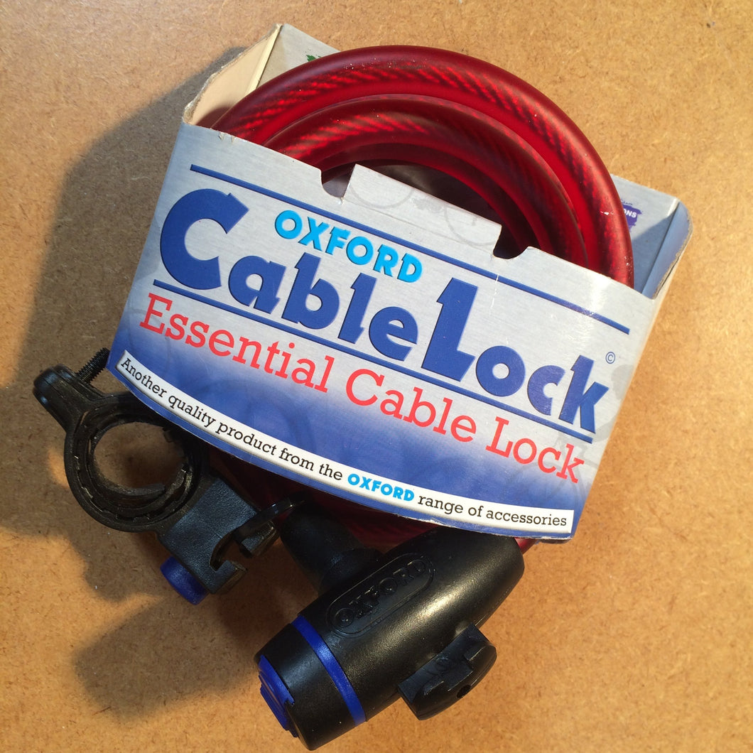 LOCK : Oxford Cable and Key Lock [3keys] *12