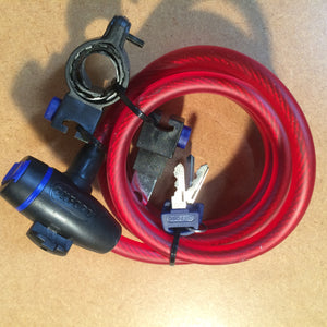 LOCK : Oxford Cable and Key Lock [3keys] *12