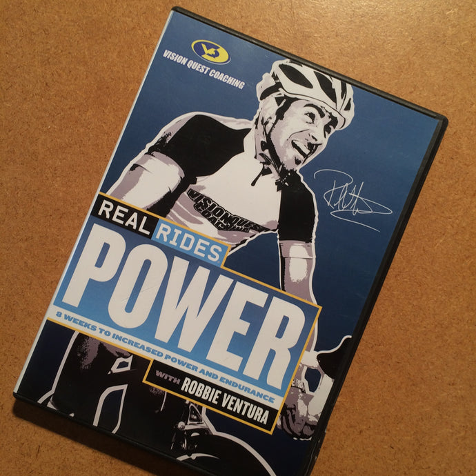 DVD : Robbie Ventura RealRides POWER Cycling Training/Coaching DVD