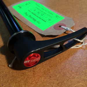 AXLE : DT Swiss 15mm-Axle tube Shank of 128mm PLUS threaded 15mm [143 Total]