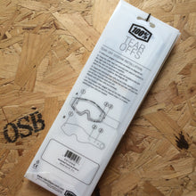 Load image into Gallery viewer, GOGGLES : 100% Goggle Tear Offs for Racecraft/Accuri/Strata [20 in pack]