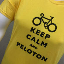Load image into Gallery viewer, T-SHIRT : Keep Calm and Peloton Premium Cotton Men's T Shirt [S]