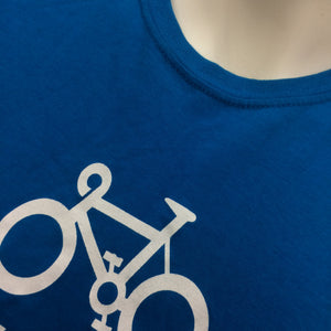 T-SHIRT : Keep Calm and Peloton Soft Style Women's T Shirt [L]